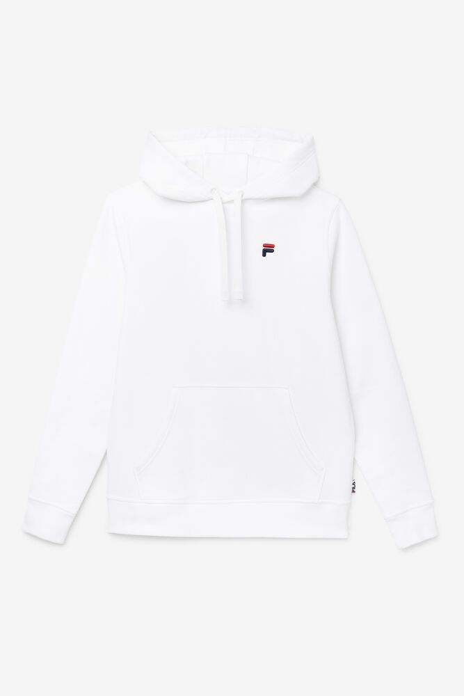 Fila Godfrey White Hoodie Mens - NZ 76210-LFKY